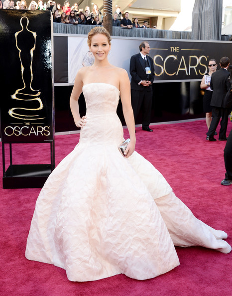 Jennifer Lawrence at the 2013 Oscars